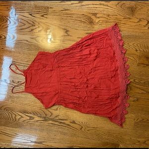 Burnt orange sundress